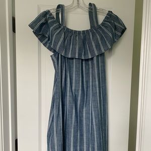 Jcrew Factory off shoulder shift dress